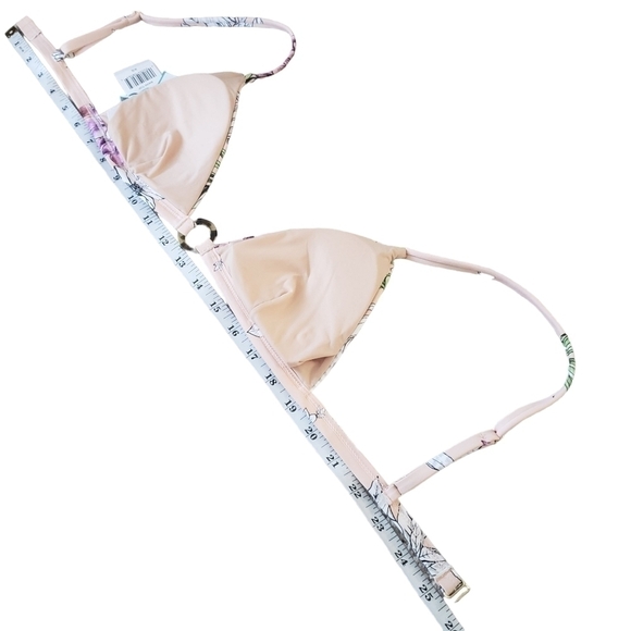 LETARTE Cabo Blush Pink Floral Print Bikini sz XS - Picture 9 of 16
